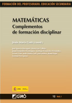 Papel MATEMATICAS COMPLEMENTOS DE FORMACION DISCIPLINAR (FORMACION DEL PROFESORADO EDUCACION SECUNDARIO)