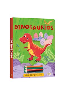 Papel Dinosaurios - Arte Con Esténcil