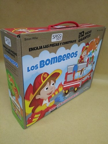 Papel BOMBEROS (LIBRO + PUZLE GIGANTE 3D) (INCLUYE 12 PIEZAS) (+3 AÑOS) (CARTONE)