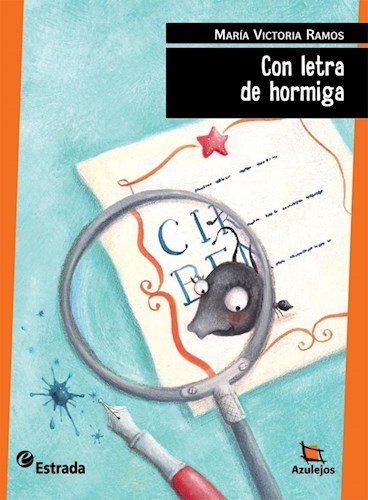 Papel CON LETRA DE HORMIGA (COLECCION AZULEJOS NARANJA 54)