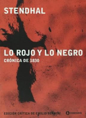 Papel LO ROJO Y LO NEGRO CRONICA DE 1830 (RUSTICO)