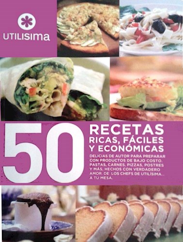 Papel 50 RECETAS RICAS FACILES Y ECONOMICAS (RUSTICO)