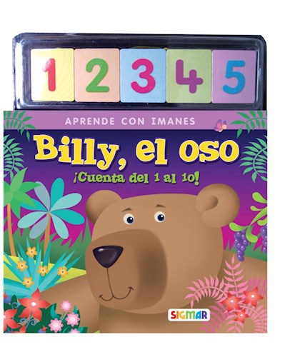 Papel BILLY EL OSO CUENTA DEL 1 AL 10 (COLECCION IMANTADOS) (  CARTONE)