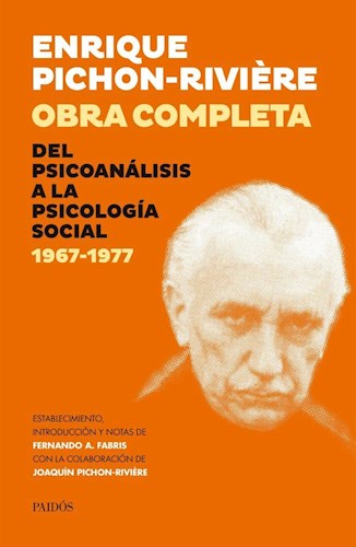 Papel OBRA COMPLETA DEL PSICOANALISIS A LA PSICOLOGIA SOCIAL 1967-1977