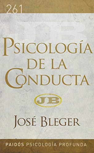 Papel PSICOLOGIA DE LA CONDUCTA (BIBLIOTECA DE PSICOLOGIA PROFUNDA 10261)