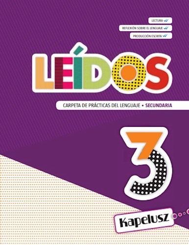 Papel LEIDOS 3 KAPELUSZ (CARPETA DE PRACTICAS DEL LENGUAJE) (NOVEDAD 2019)