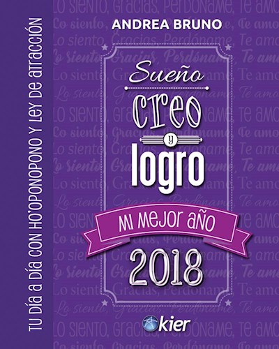 Papel SUEÑO CREO Y LOGRO MI MEJOR AÑO 2018 (ANILLADA) (CARTONE)