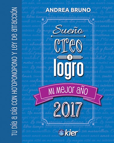 Papel SUEÑO CREO Y LOGRO MI MEJOR AÑO 2017 (ANILLADA) (RUSTICA)