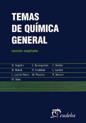Papel TEMAS DE QUIMICA GENERAL (COLECCION MANUALES)