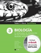 Papel BIOLOGIA 3 SANTILLANA SABERES CLAVE INTERCAMBIO DE INFORMACION (NOVEDAD 2010)