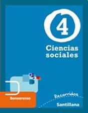 Papel CIENCIAS SOCIALES 4 SANTILLANA RECORRIDOS BONAERENSE [NOVEDAD 2011]