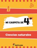 Papel MI CARPETA DE 4 CIENCIAS NATURALES SANTILLANA (NOVEDAD 2012)