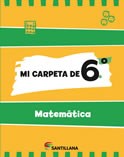 Papel MI CARPETA DE 6 MATEMATICA (NOVEDAD 2012)