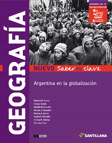 Papel GEOGRAFIA ARGENTINA EN LA GLOBALIZACION SANTILLANA NUEVO SABERES CLAVE (ES 5 AÑO) (NOVEDAD 2017)