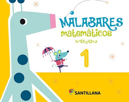 Papel MALABARES MATEMATICOS 1 SANTILLANA (ANILLADO) (NOVEDAD 2019)