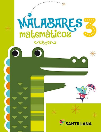 Papel MALABARES MATEMATICOS 3 SANTILLANA (ANILLADO) (NOVEDAD 2019)