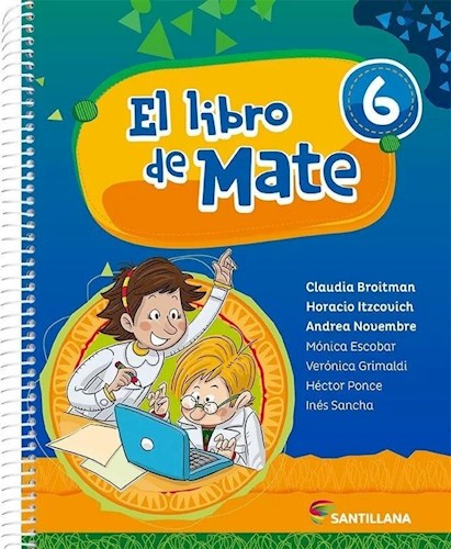 Papel LIBRO DE MATE 6 SANTILLANA (ANILLADO) (NOVEDAD 2019)