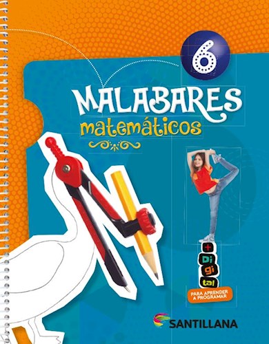 Papel MALABARES MATEMATICOS 6 SANTILLANA (NOVEDAD 2020)
