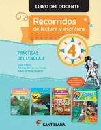 Papel RECORRIDOS DE LECTURA Y ESCRITURA 4 SANTILLANA (INCLUYE LOS VIAJES DE GULLIVER) (NOVEDAD 2023)