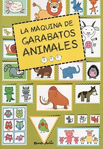 Papel MAQUINA DE GARABATOS ANIMALES