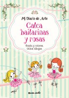 Papel CALCA BAILARINAS Y ROSAS COPIA Y COLOREA LINDOS DIBUJOS  (MI DIARIO DE ARTE) (RUSTICO)