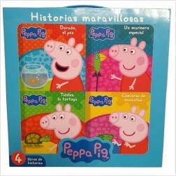Papel PEPPA PIG HISTORIAS MARAVILLOSAS [4 LIBROS DE HISTORIAS] (CARTONE)