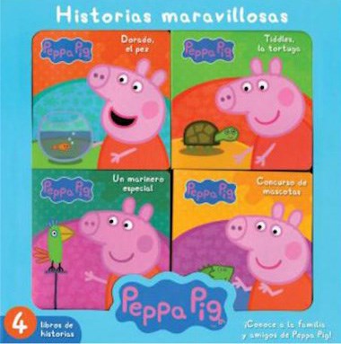 Papel PEPPA PIG HISTORIAS MARAVILLOSAS [4 LIBROS DE HISTORIAS] (ESTUCHE)