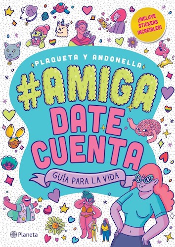 Papel AMIGA DATE CUENTA GUIA PARA LA VIDA (INCLUYE STICKERS INCREIBLES)