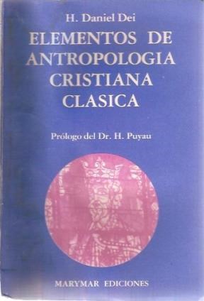 Papel ELEMENTOS DE ANTROPOLOGIA CRISTIANA CLASICA