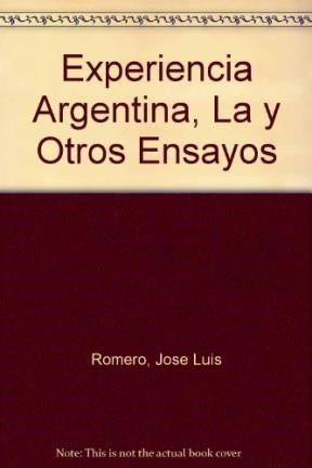Papel EXPERIENCIA ARGENTINA Y OTROS ENSAYOS (NUEVA DIMENSION)