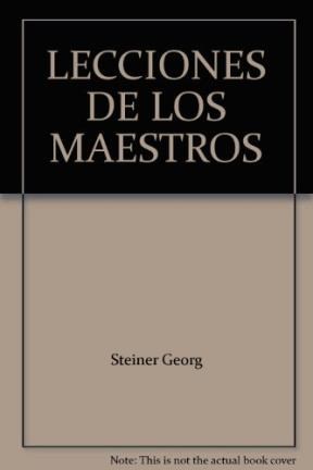 Papel LECCIONES DE LOS MAESTROS (COLECCION TEZONTLE)