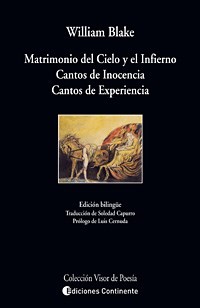 Papel MATRIMONIO DEL CIELO Y EL INFIERNO / CANTOS DE INOCENCI  A / CANTOS DE EXPERIENCIA (BILINGUE