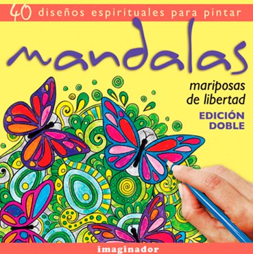 Papel MANDALAS MARIPOSAS DE LIBERTAD 40 DISEÑOS ESPIRITUALES PARA PINTAR [EDICION DOBLE]