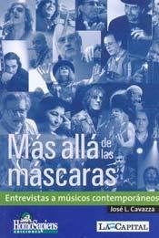 Papel MAS ALLA DE LAS MASCARAS ENTREVISTAS A MUSICOS CONTEMPO