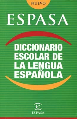 Papel DICCIONARIO ESPASA ESCOLAR DE LA LENGUA ESPAÑOLA