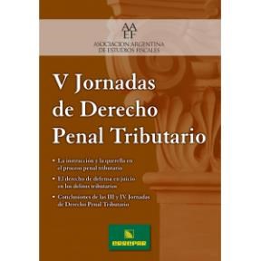 Papel V JORNADAS DE DERECHO PENAL TRIBUTARIO (RUSTICA)