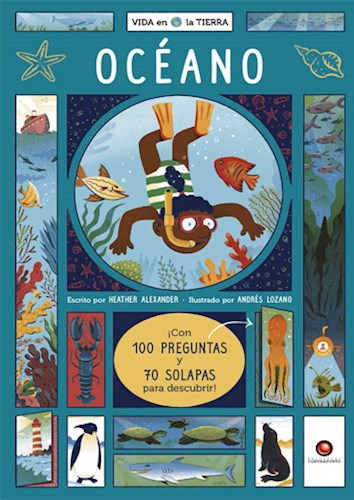 Papel OCEANO CON 100 PREGUNTAS Y 70 SOLAPAS PARA DESCUBRIR (COLECCION VIDA EN LA TIERRA) (CARTONE)