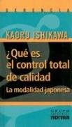 Papel QUE ES EL CONTROL TOTAL DE CALIDAD LA MODALIDAD JAPONES