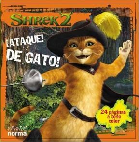 Papel ATAQUE DE GATO (SHREK 2) [24 PEGATINAS A TODO COLOR]