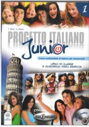 Papel PROGETTO ITALIANO 1 JUNIOR LIBRO DI CLASSE E QUADERNO D  EGLI ESERCIZI (+ CD AUDIO)