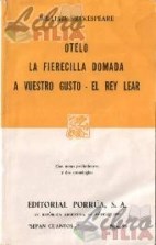 Papel OTELO  /  LA FIERECILLA DOMADA  /  A VUESTRO GUSTO  /  EL REY  LEAR (SEPAN CUANTOS 94)