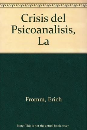 Papel CRISIS DEL PSICOANALISIS (STUDIO 31027)