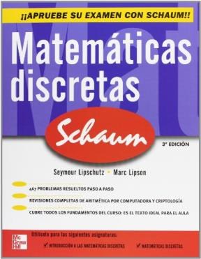 Papel MATEMATICAS DISCRETAS (SERIE SCHAUM) (3 EDICION)