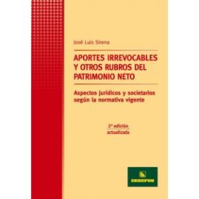 Papel APORTES IRREVOCABLES Y OTROS RUBROS DEL PATRIMONIO NETO  ASPECTOS JURIDICOS Y SOCIETARIOS