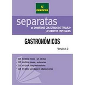 Papel GASTRONOMICOS VERSION 1.0 (SEPARATAS DE CONVENIOS COLEC  TIVOS DE TRABAJO Y ESTATUTOS ESPECI