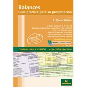 Papel BALANCES GUIA PRACTICA PARA SU PRESENTACION (INCLUYE CD  CON MODELOS Y CASO PRACTICO) (2/ED