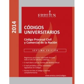 Papel CODIGO PROCESAL CIVIL Y COMERCIAL DE LA NACION (CODIGOS  UNIVERSITARIOS)
