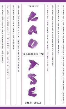 Papel LIBRO DEL TAO (COLECCION GREAT IDEAS)