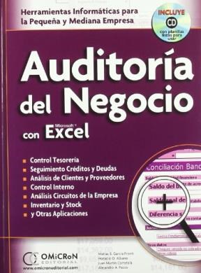 Papel AUDITORIA DEL NEGOCIO CON MICROSOFT EXCEL (INCLUYE CD CON PLANILLAS LISTAS PARA USAR)