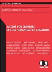 Papel JUICIOS POR CRIMENES DE LESA HUMANIDAD EN ARGENTINA (COLECCION DERECHOS HUMANOS)